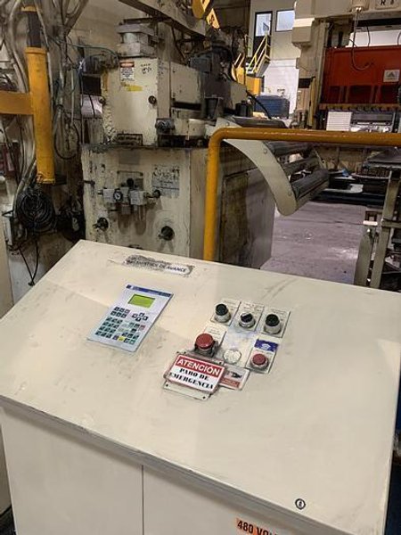 30,000 X 30" X .156" SESCO/CHS SERVO COIL FEED LINE. STOCK # 0956020