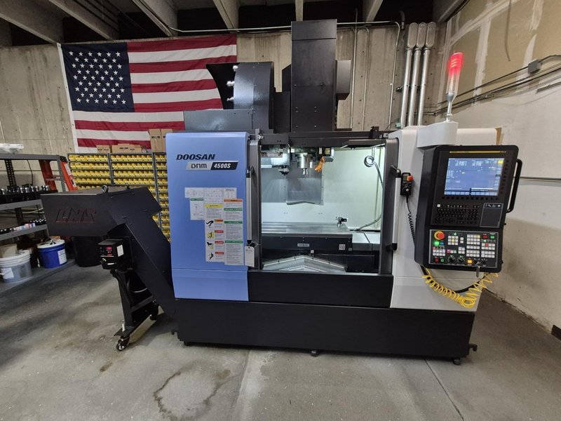 DN SOLUTIONS, Doosan DNM 4500S CNC VMC, 2021 – 15k RPM, Probe, CTS