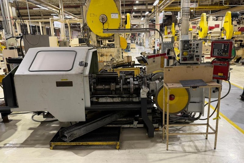 US BAIRD NO. 35 MULTISLIDE (FOUR SLIDE) WIRE &amp; STRIP FORMING MACHINE: YOBRO #26060