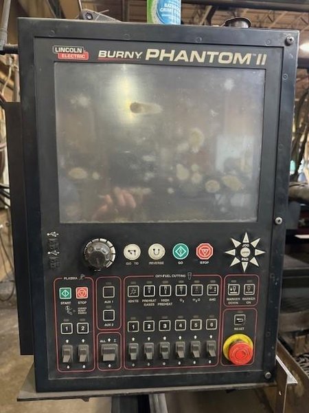 USED MG MESSER 10&#039; X 20&#039; CNC OXY FUEL CUTTING SYSTEM, Stock# 11116, Year: 1992