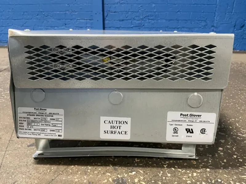 POST GLOVER 4340 W DYNAMIC BRAKING RESISTOR  -  CU-DB6D70-21K7-76910-2