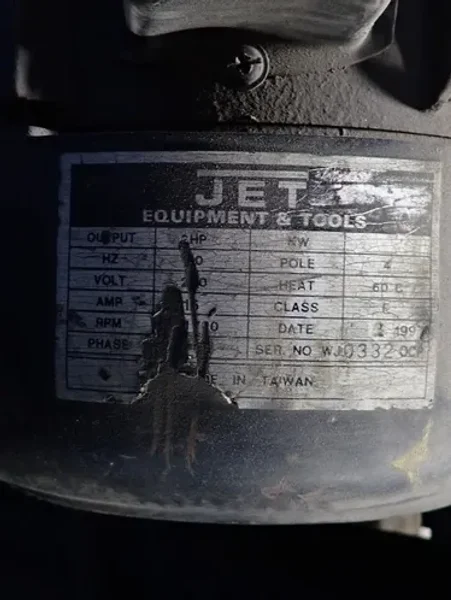JET EQUIPMENT &amp; TOOLS 20" X 10 HORIZONTAL BAND SAW  -  HBS-1018W