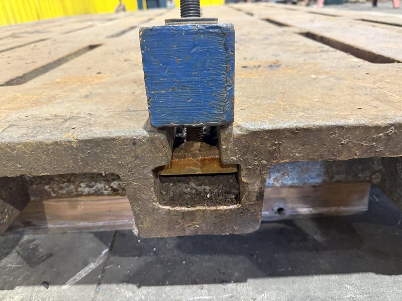 12&#039; LONG X 8&#039; WIDE X 5&quot; THICK T-SLOTTED FLOOR PLATE / LAYOUT TABLE: YOBRO #23835