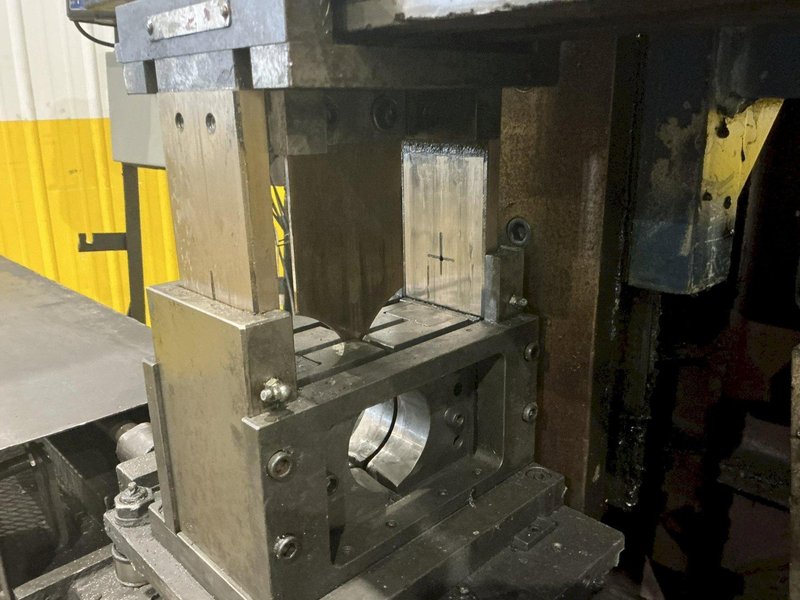 55 TON YODER MODEL #P55 CUT-OFF PRESS, W/ 5" STROKE, AIR CLUTCH &amp; BRAKE: YOBRO #24312