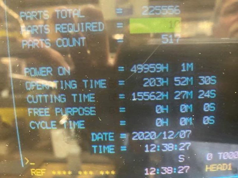 Mori Seiki ZL-35MC-750 CNC Lathe, 12" Chuck, 2000 RPM, Fanuc 16TT (CAPS), 4-Axis, 2-Turrets, Tailstock, 30 HP, New 1995