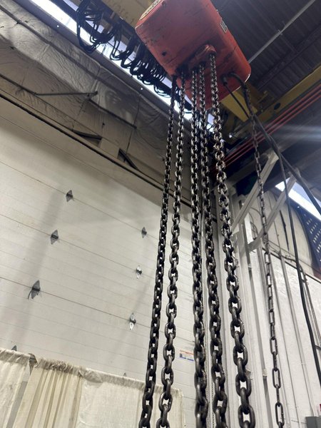 3 TON C &amp; M  ELECTRIC CHAIN HOIST: STOCK #77408