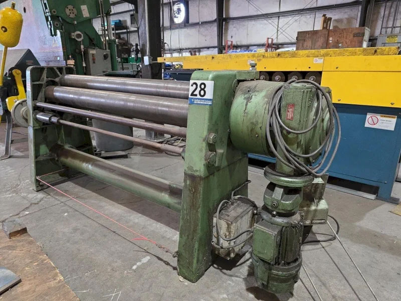 60&quot; x 3/16&quot; ROUNDO MODEL AB IP130/5 PLATE ROLL, (1992): STOCK# 4123