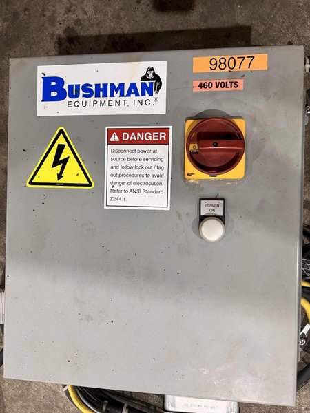 70,000 LBS (35 TON) BUSHMAN MODEL M9604 COIL UPENDER, NEW 2015: STOCK #22657