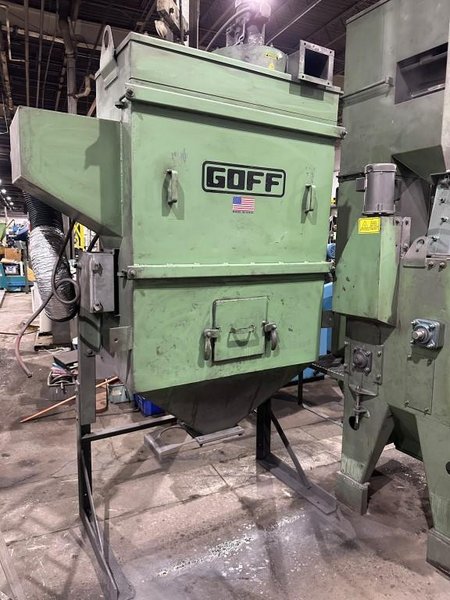 Goff Model 3BB 3 Cu Ft. Rubber Belt Tumble Type Shot Blast Machine