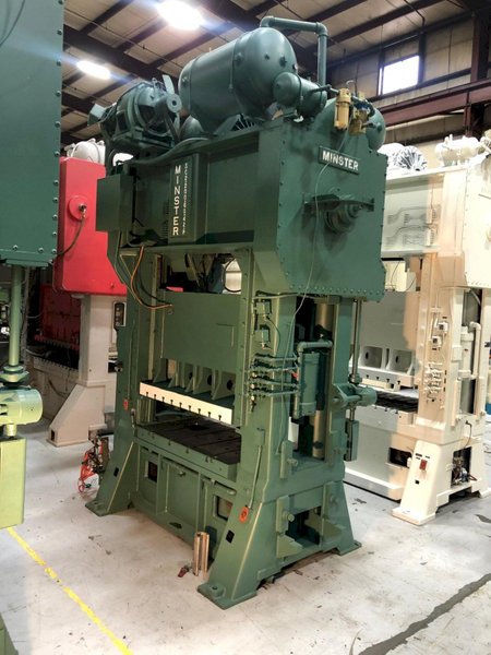 200 Ton MINSTER SC2-200-60-42 Hevi-stamper Straight Side Press
