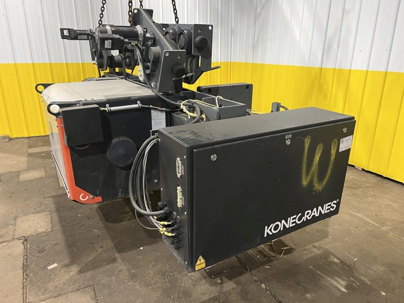 17.5 TON (2014) KONE-CRANES MODEL #CXT60410160P75GGN0S SINGLE GIRDER OVERHEAD CRANE HOIST &amp; TROLLEY: STOCK #18634