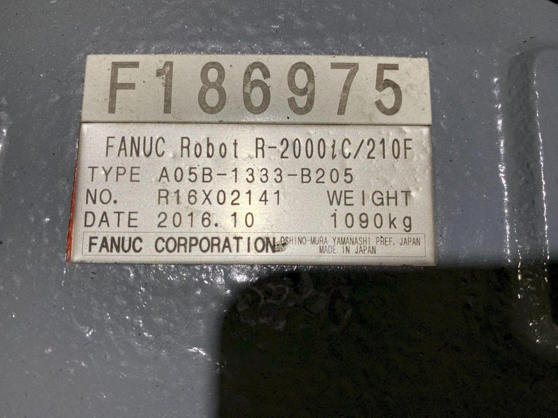 FANUC – R-2000iC/210F w/ R-30iB Controls REFURBISHED NO PENDANT OR CABLE