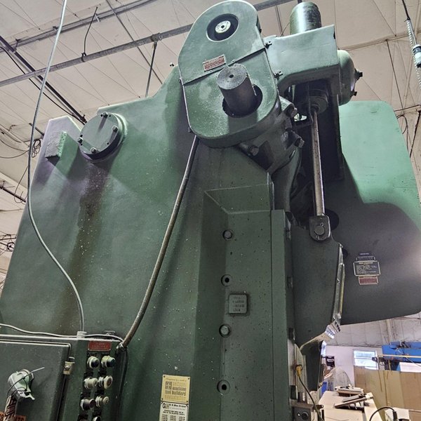 110 TON BLISS C-110 OBI PRESS W/ CWP SMX-24 SERVO FEEDER. STOCK # 1005125.