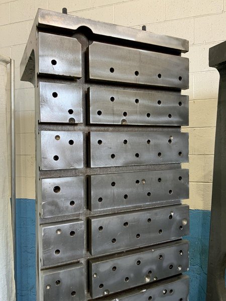 1 SET OF 24" X 28" X 84" T SLOTTED ANGLE PLATE: STOCK #80866