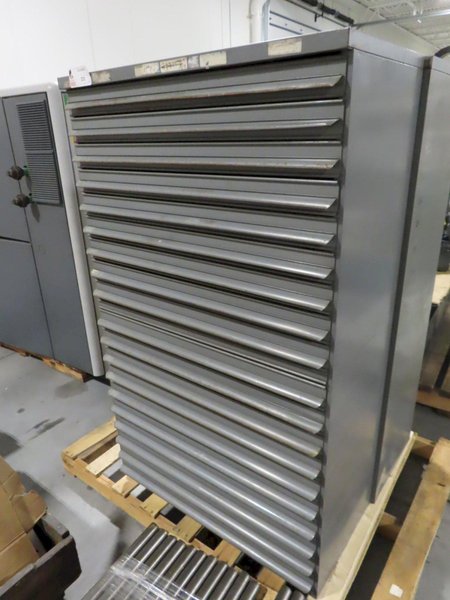 Equipto Steel Cabinet, 19-Drawers, No Contents- Auction Item