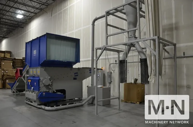 60 HP ZERMA MODEL ZCS1400 SHREDDER GRANULATOR COMBO MFG 2021