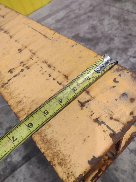 5,500 LBS X 6' LETELLIER CRANE SPREADER BAR LIFTING BEAM: STOCK #22642