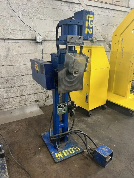 NOR SERVICE MODEL 505P 16 GAUGE POWERED BEAD ROLLER / ROTARY COMBINATION MACHINE