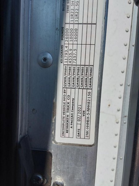 2022 Kenworth T270 Box  2NKHHM6X5NM482156