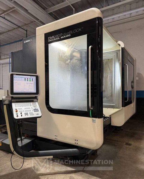 DMG DMU 80P duoBLOCK 5 Axis CNC Universal Machining Center – 18,000 RPM Mill