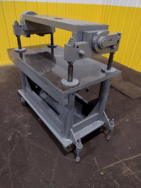 2500 LBS X 42" MACHINE TOOL CORP (MTC) MODEL #E3548 DIE HANDLER / FLIPPER MACHINE: STOCK #19569
