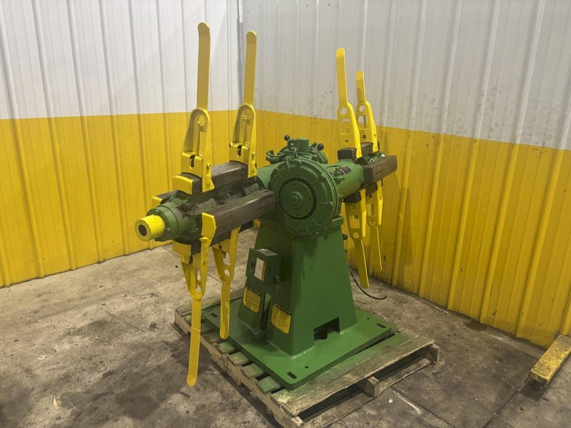 2,000 LBS X 12&quot; LITTELL MODEL #20-12 DOUBLE END PULL OFF UNCOILER COIL REEL: STOCK #23713