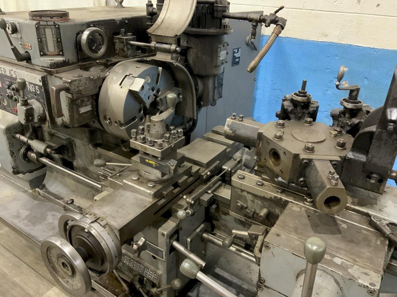 #5 WARNER &amp; SWASEY M4670 RAM TURRET LATHE: STOCK #81450