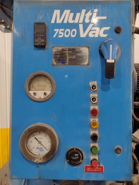 75 HP X 2 YARD MULTI-VAC MODEL #7500 MILLENIUM SERIES PORTABLE TRAILER MOUNTED VACUUM SYSTEM: STOCK #18866