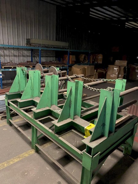 20 STAND X 2.5&quot; ARBOR X 30&quot; PEARSON RAKE &amp; GUTTER ROLLFORMER. STOCK # 0733022