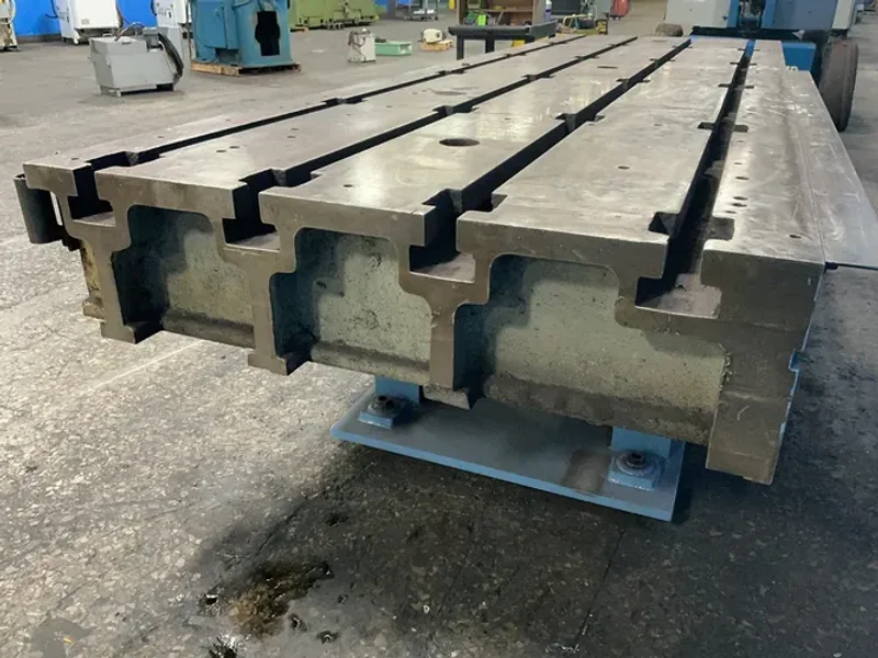 50” X 154” T-SLOTTED TABLE