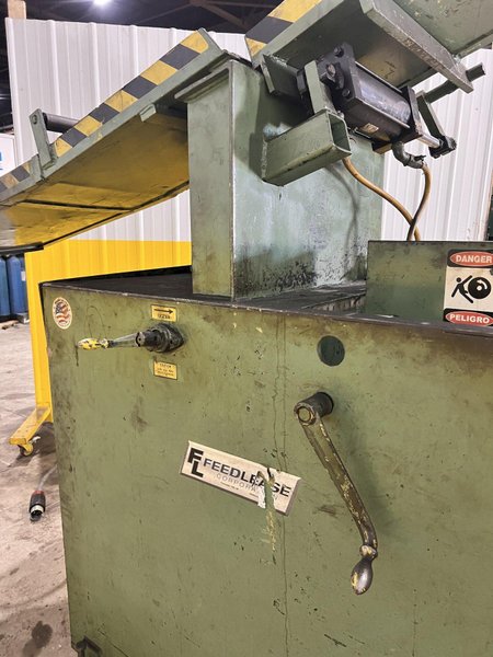 12,000 LB X 18&quot; W X .25&quot; FEED LEASE MODEL #FLCC-1860-P10 REVERSE LOOP COIL CRADLE STRAIGHTENER: STOCK 21163