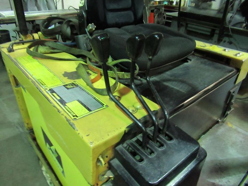 Caterpillar M50D-SA 5000 LBS Electric Forklift with Charger, Triple Mast, Cushion Tires, Side Shift, 48" Forks- Auction Item