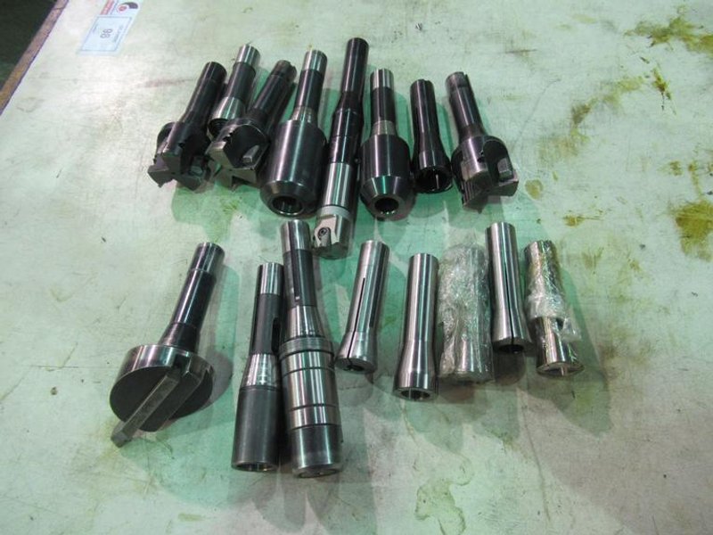 R8 Tooling including Collets, Insert Drills, Boring Bars, End Mill Holders and MORE- Auction Item