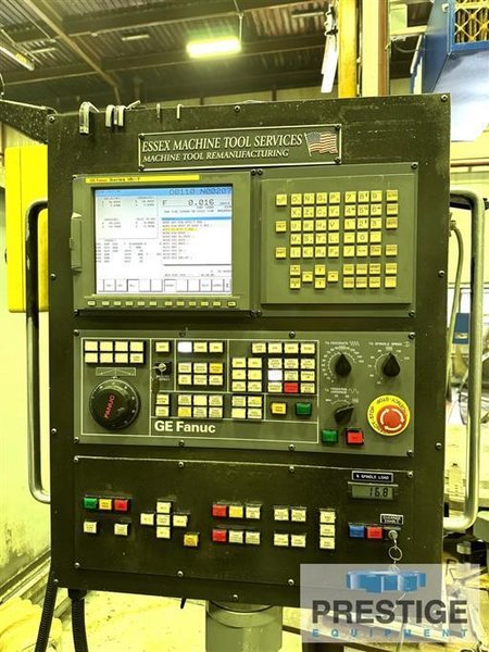 Bullard Dynatape 66&quot; CNC vertical Boring Mill w/ Fanuc 18i-T
