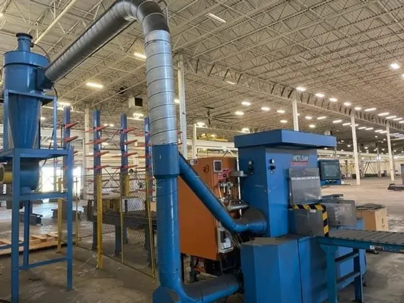 USED METLSAW 24" X 14" NON-FERROUS (ALUMINUM) PROGRAMMABLE CIRCULAR SAW MODEL CS2-T12, Year: 2012