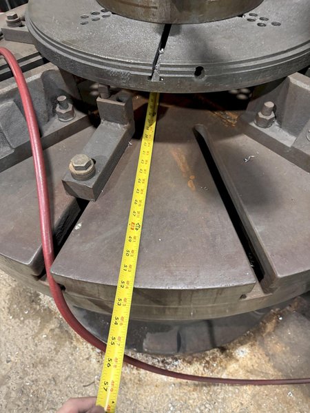 KING VERTICAL TURRET LATHE. STOCK # 0546526
