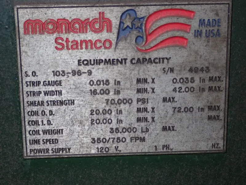 MONARCH STAMCO 16"-42" LEVELER  -  103-96-9