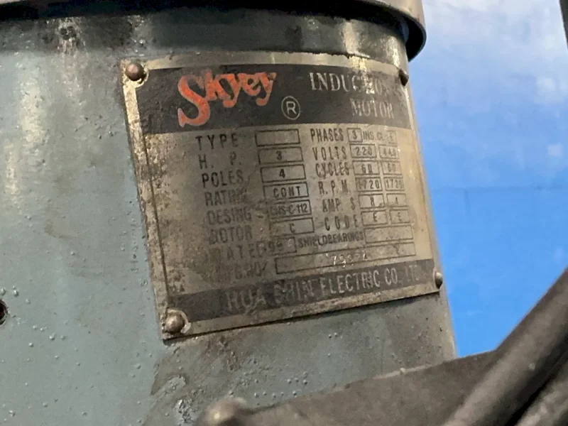 SHARP 10” X 51” VERTICAL MILL