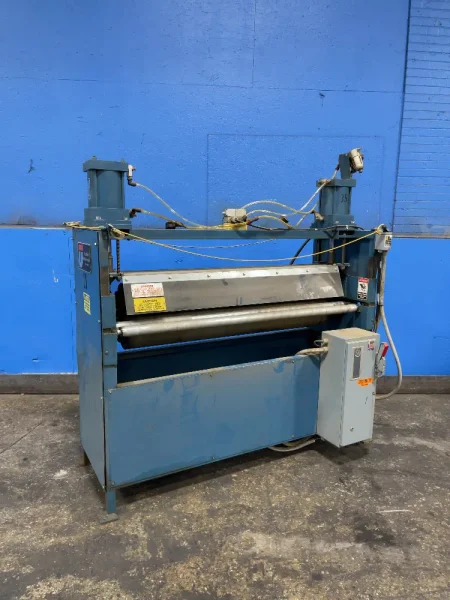 THE UNION TOOL CORP 56” X 2” ROLLERS HYDRAULIC SHEETER   -  UNION ROTARY PRESS #15, 50