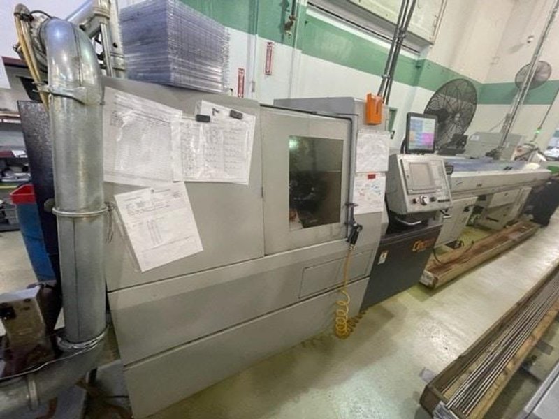 Citizen M16 Swiss CNC Swiss Lathe, 2001- Bar Feeder, High Pressure Coolant