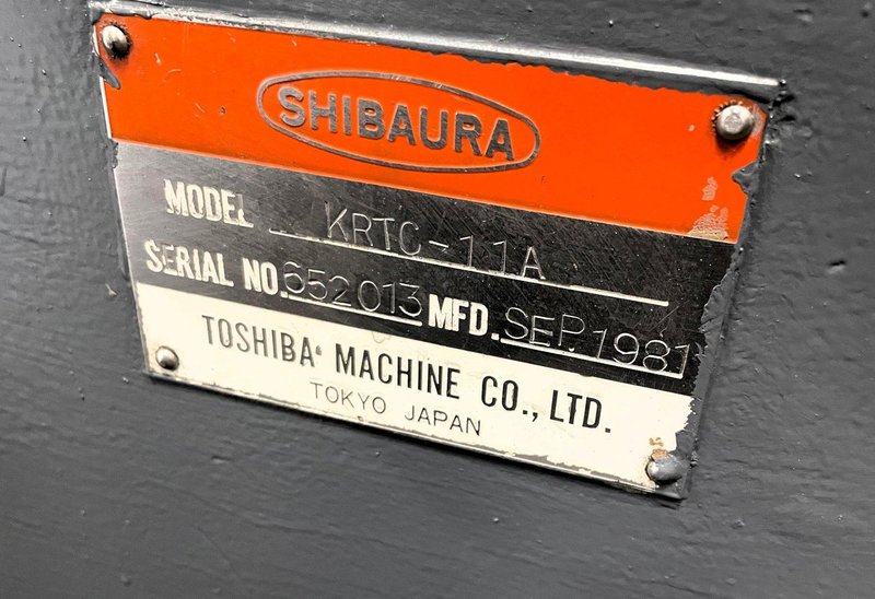 Used 1981 Toshiba Shibaura KRTC-11A Rotary Surface Grinder