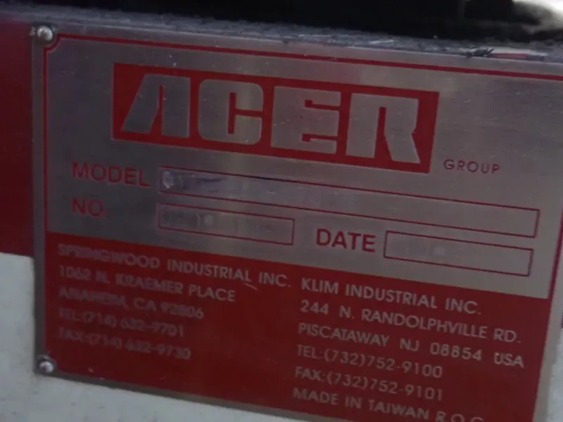 ACER 16" X 38" LATHE  -  DYNAMTC-1710G
