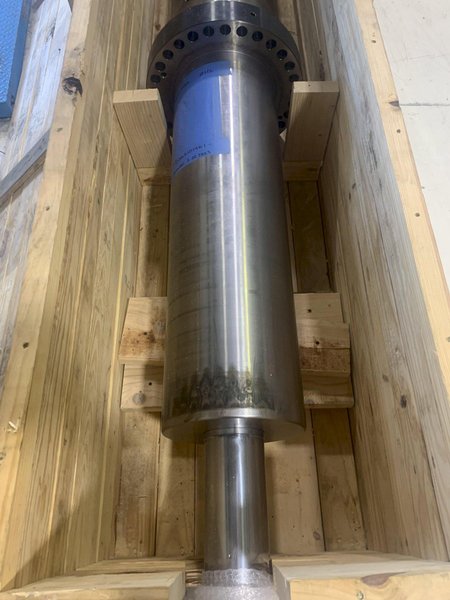 New Nissei OEM Screw and Barrel Set from FVX860III-600L or FVX1100III-600, 112mm, General Purpose Design; Screw, Barrel, Valve, and End Cap