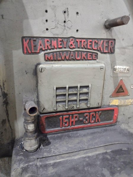 #3 X 15 HP KEARNEY &amp; TRECKER K&amp;T VERTICAL MILL: YOBRO #23771