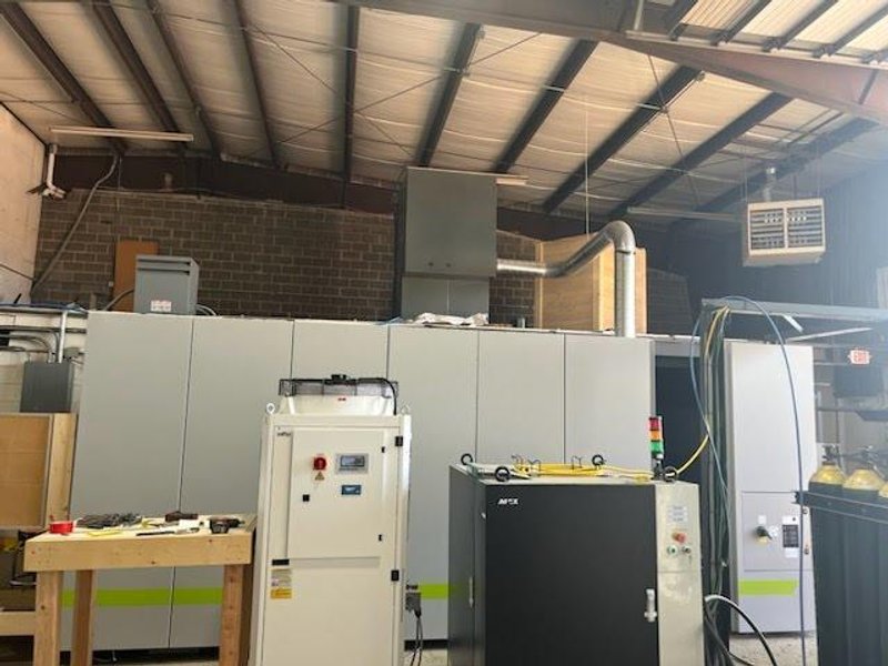 6000 Watt DNE (Bystronic) LC3 3015 Fiber Laser, 2021 – 5’x10′ Table, TD Dust Collector