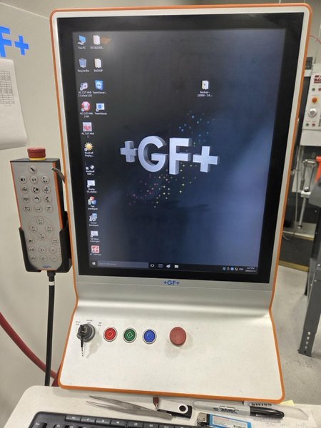 Agie Charmilles Cut P 350 Wire EDM, 2021 – 60Hz, Big Spool, Chopper, Chiller