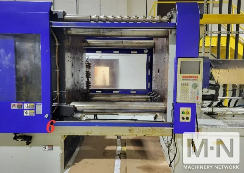 650 TON 89 OZ DEMAG MODEL HT650/910-4300 INJECTION MOLDING MACHINE MFG 2006 (2) AVAILABLE