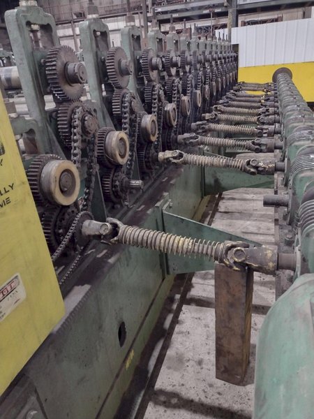 14 STAND X 3.5&quot; X 50&quot; ASC DOUBLE DECK DUAL HEIGHT PANEL ROLLFORMER: STOCK #14732