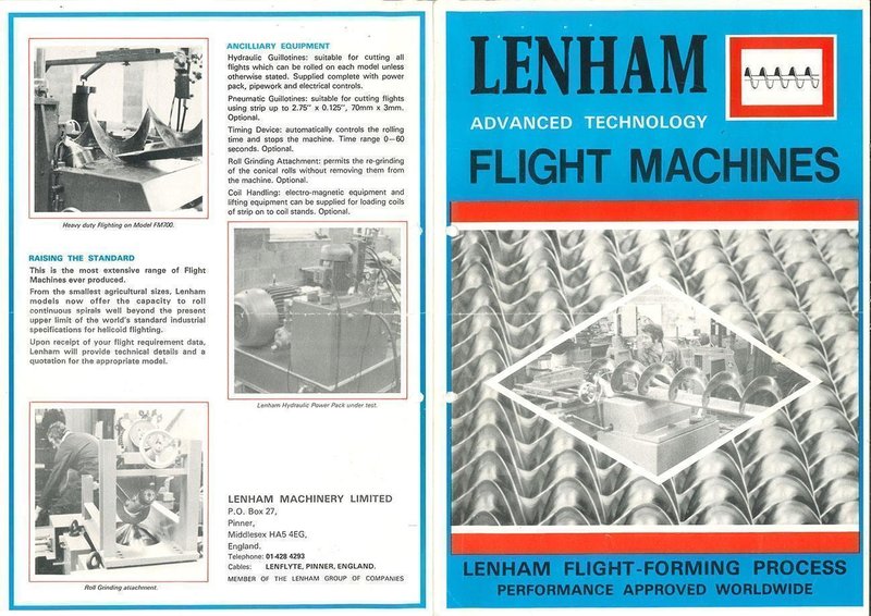 Lenham - LM 800 flight forming machine