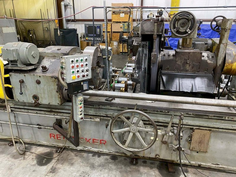 Reinecker 140″ Crankshaft Grinder, 1973 – Updated with CNC Dresser, Wheels, Chucks, and More